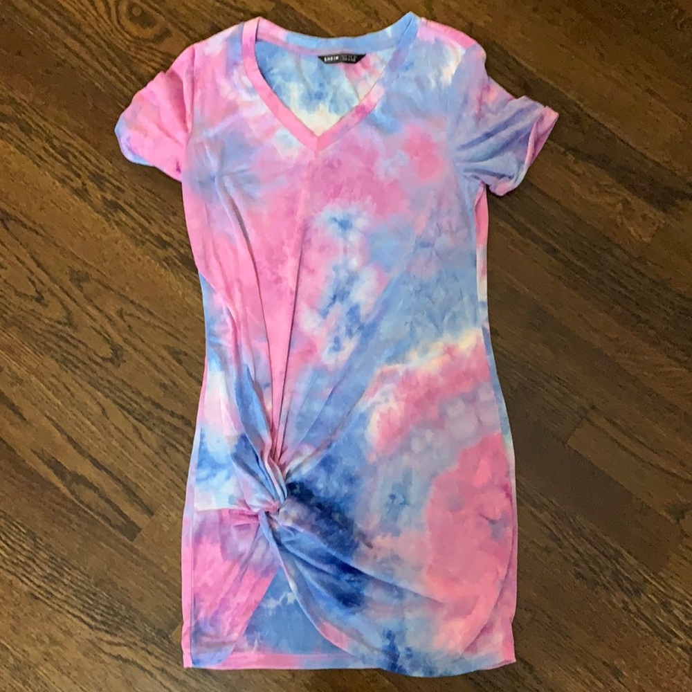 Tie die knot dress